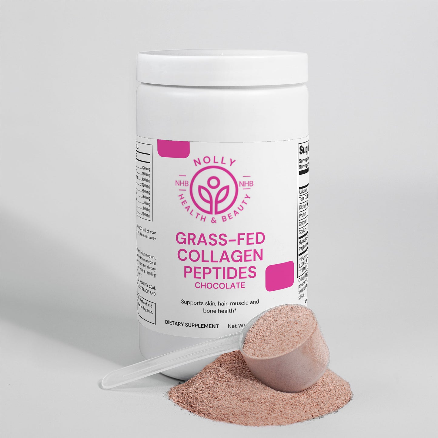 Grass-Fed Collagen Peptides Powder (Chocolate)