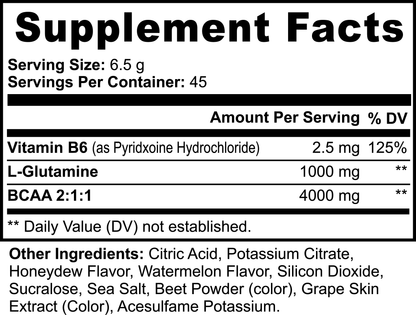 NHB Post Workout Powder (Honeydew/Watermelon)